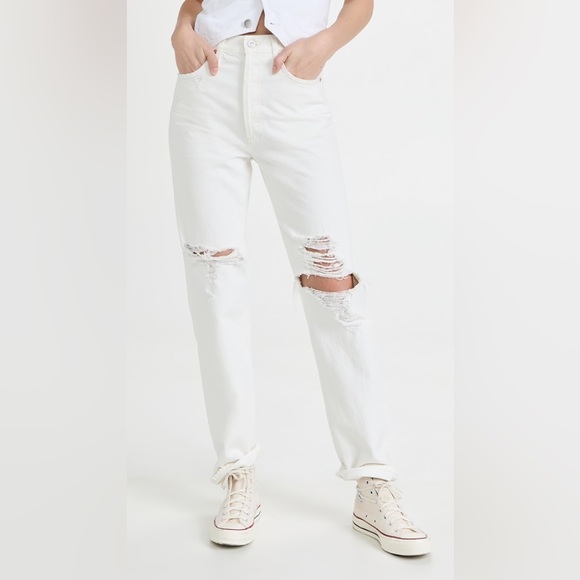 Citizens of Humanity EVA ripped white straight jeans - Picture 4 of 14